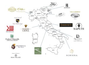 cartina vini di italia